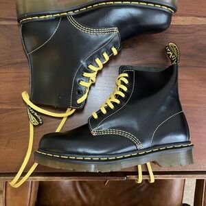 Dr. Martens Black Leather Boots